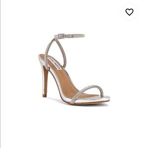 Steve Madden Festive Silver Heels